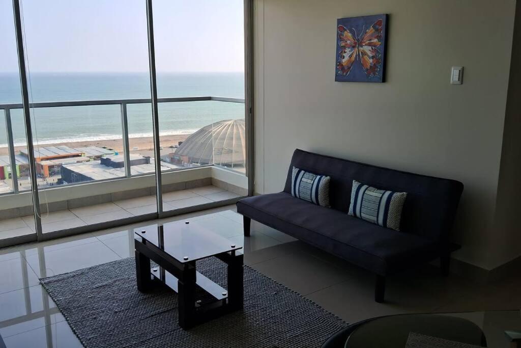 Apartamento De Estreno Con Balcon Frente Al Mar. Lima Zewnętrze zdjęcie